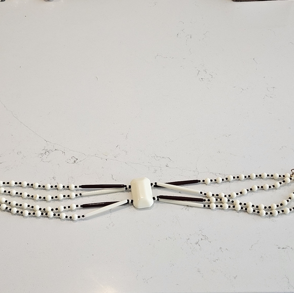 Boxed, Vintage Signed Miriam Haskell Antique Necklace - Picture 5 of 7